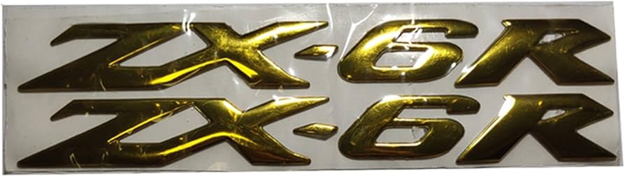 ステッカー Amazon.co.jp: 川崎方面忍者 ZX6R ZX-6R ZX 6R オートバイ 3D